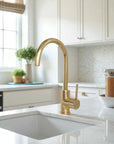 Unlacquered Brass Basin Faucet