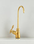 Unlacquered Brass Cold Water Faucet, Filter Tap