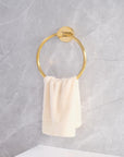 Unlacquered Brass Towel Holder Ring