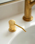 Unlacquered Brass Soap Dispenser