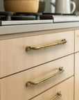 Unlacquered Brass Cabinet Pulls