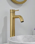 Napa Single Hole Vessel Faucet – Unlacquered Brass