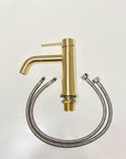 Single Hole Bathroom Faucet – Unlacquered Brass Finish