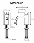 Single Hole Bathroom Faucet – Unlacquered Brass Finish