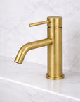 Single Hole Bathroom Faucet – Unlacquered Brass Finish