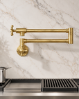 Sartinia unlacquered brass pot filler