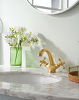 Brasslik unlacquered brass bathroom vanity faucet