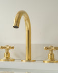 3-hole brass bathroom faucet by Brasslik