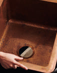 Brasslik copper kitchen bar sink