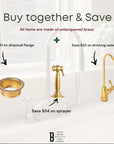 Victorian bridge faucet available in four handle options