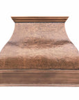 Custom vintage copper vent hood