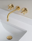 Wall mounted bath brass faucet, model BRS1