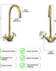 Single hole brass faucet, Wenston model