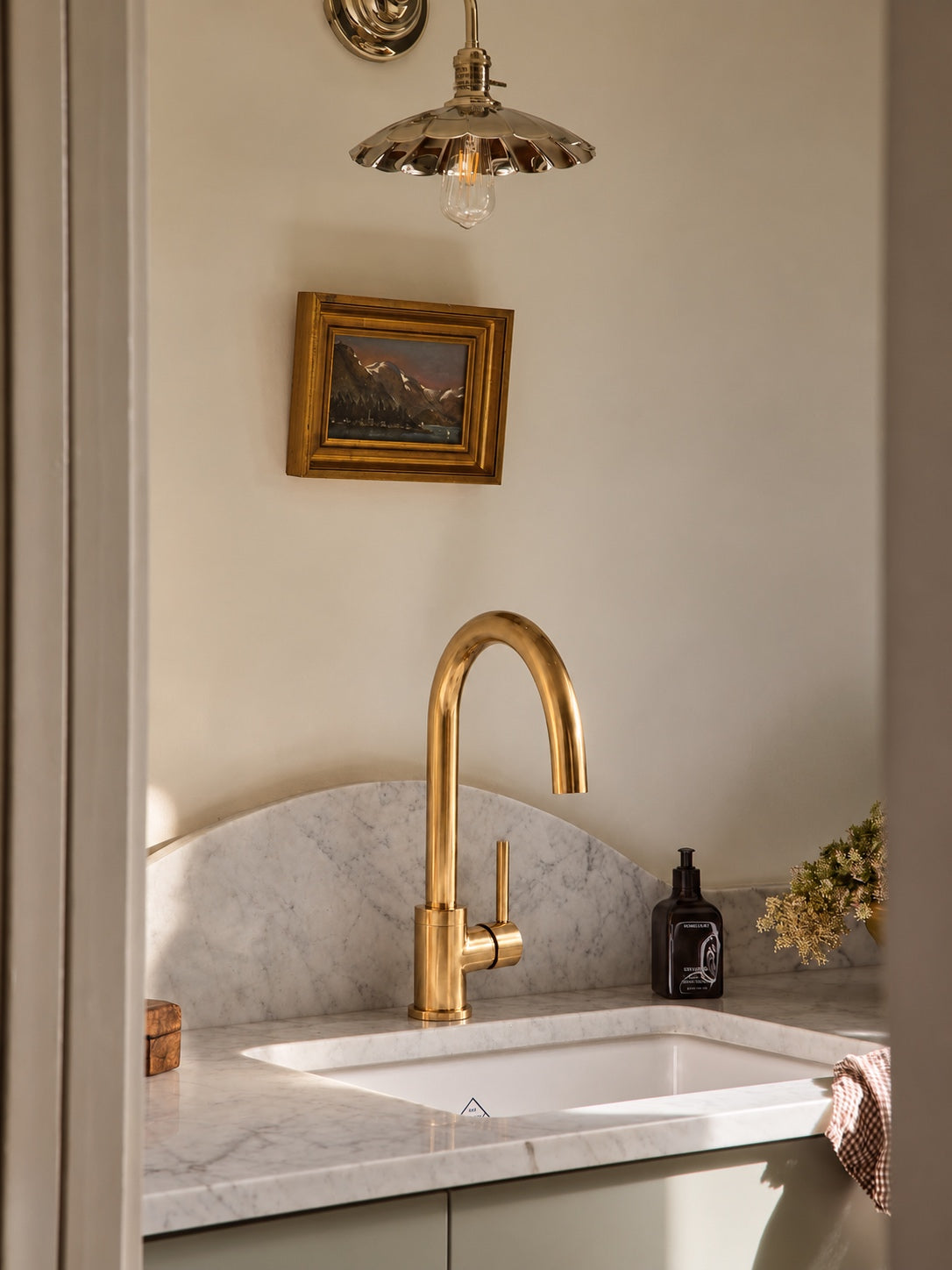 Deeb Brass Basin Faucet - Unlacquered Brass
