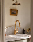 Deeb Brass Basin Faucet - Unlacquered Brass