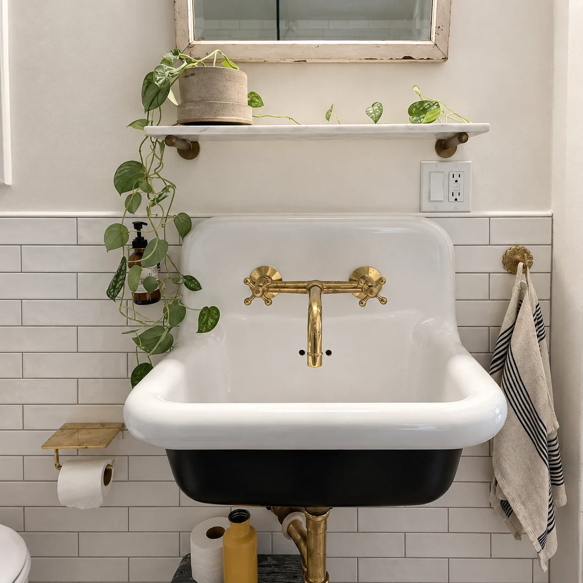Winchester Brass Wall Mount Faucet
