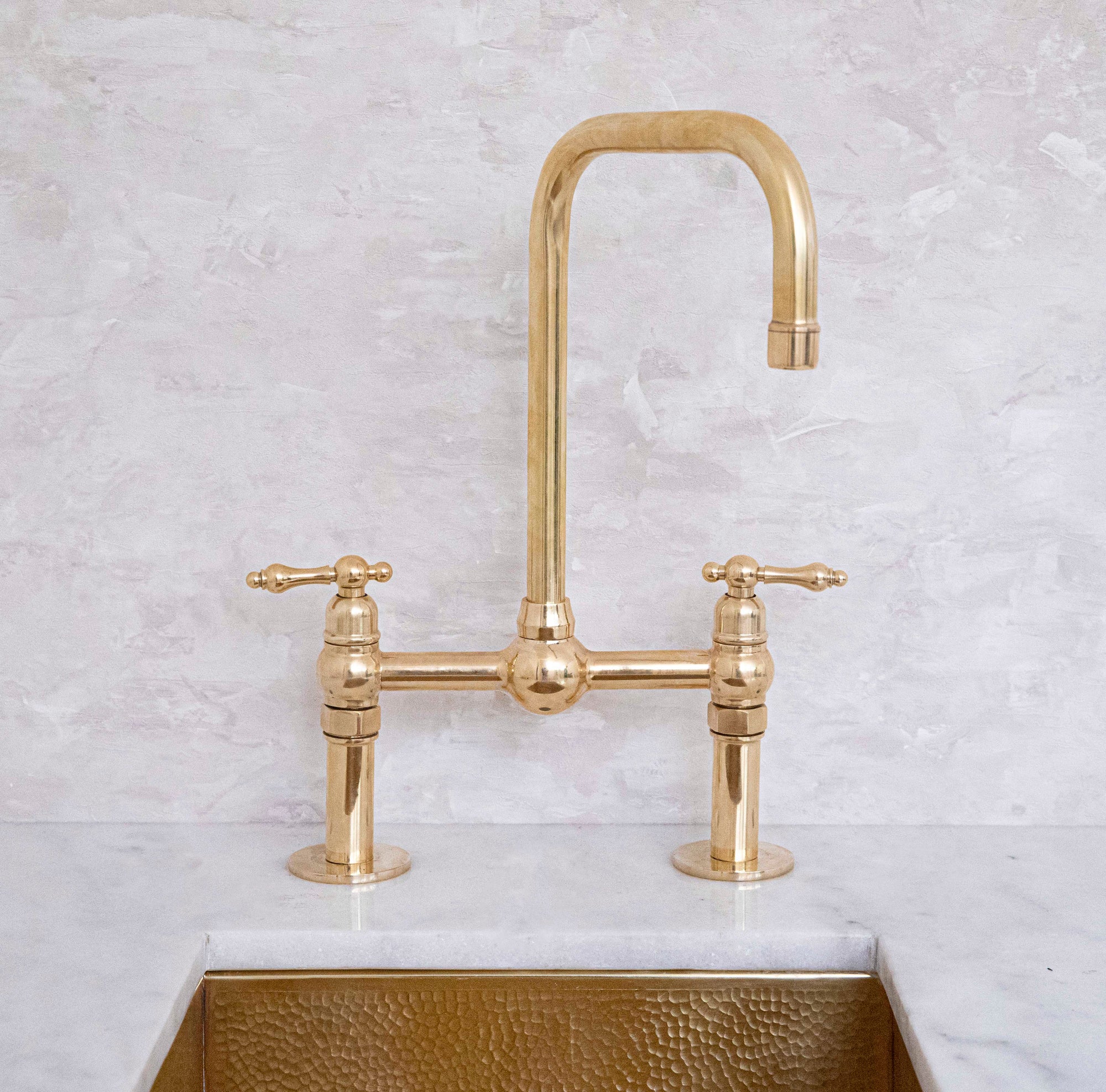 Moroccan Brass Faucet | Brass Bridge Faucet | Brasslik