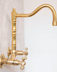 Wall Mounted Brass Faucet | Classic Brass Faucet | Brasslik