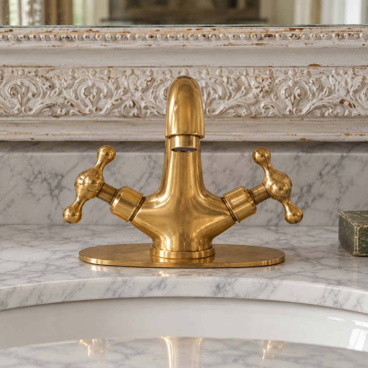 The Belgravia Vanity Faucet – Unlacquered Brass