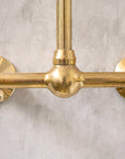 Wall Mounted Brass Faucet | Gooseneck Faucet | Brasslik