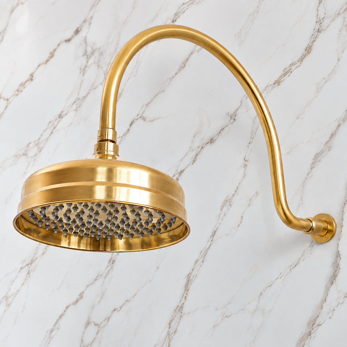 Katy Shower Set - Unlacquered Brass