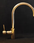 Unlacquered Brass 360° Rotating Faucet for Kitchen & Bathroom