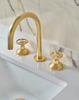 Texas Brass Widespread Bathroom 3 Holes Faucet