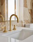 Texas Brass Widespread Bathroom 3 Holes Faucet