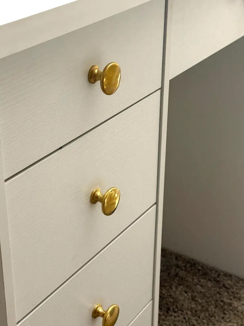 Ball Cabinet Knob - Unlacquered Brass