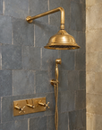 Sheffield Brass System Shower - Unlacquered Brass