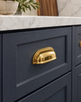 Beverly Cabinet Pull | Solid Unlacquered Brass