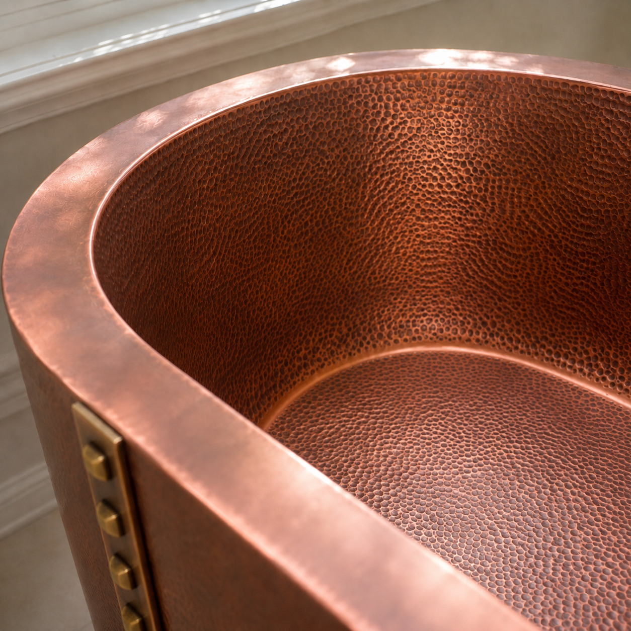 Wildrose Copper Bathtub
