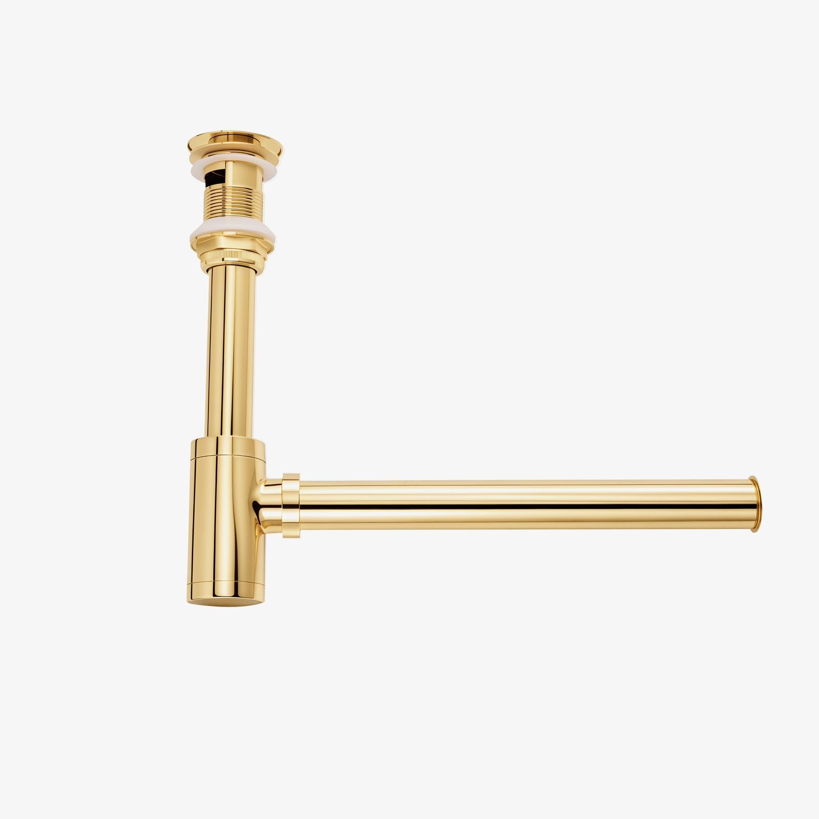 Bottle P Trap for Bathroom Sink – Unlacquered Brass