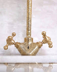 Handcrafted Brass Gooseneck Faucet