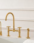 Unlacquered Brass Dublin Bridge Faucet