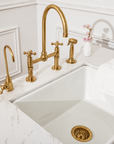 Unlacquered Brass Dublin Bridge Faucet