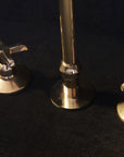 Unlacquered Brass Deck Mounted 3 Holes Countertop Faucet