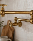 Classic Pot Filler - Unlacquered Brass Finish