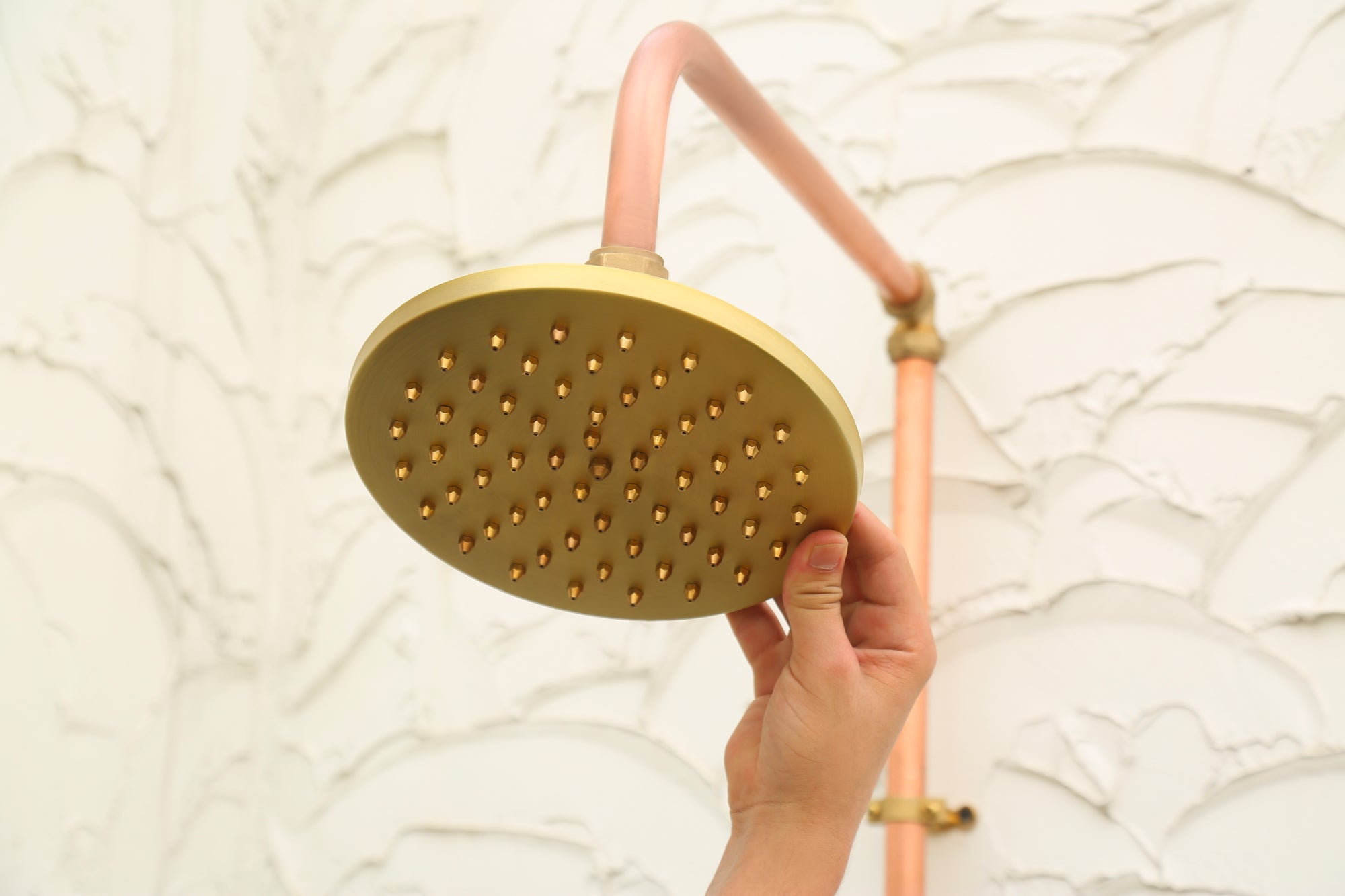 Outdoor Solid Copper Shower - Malibo