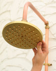 Outdoor Solid Copper Shower - Malibo