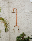 Outdoor Solid Copper Shower - Malibo