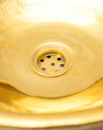 Brass Vessel Sink | Engraved Brass Sink | Brasslik