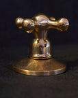 Unlacquered Brass Deck Mounted 3 Holes Countertop Faucet