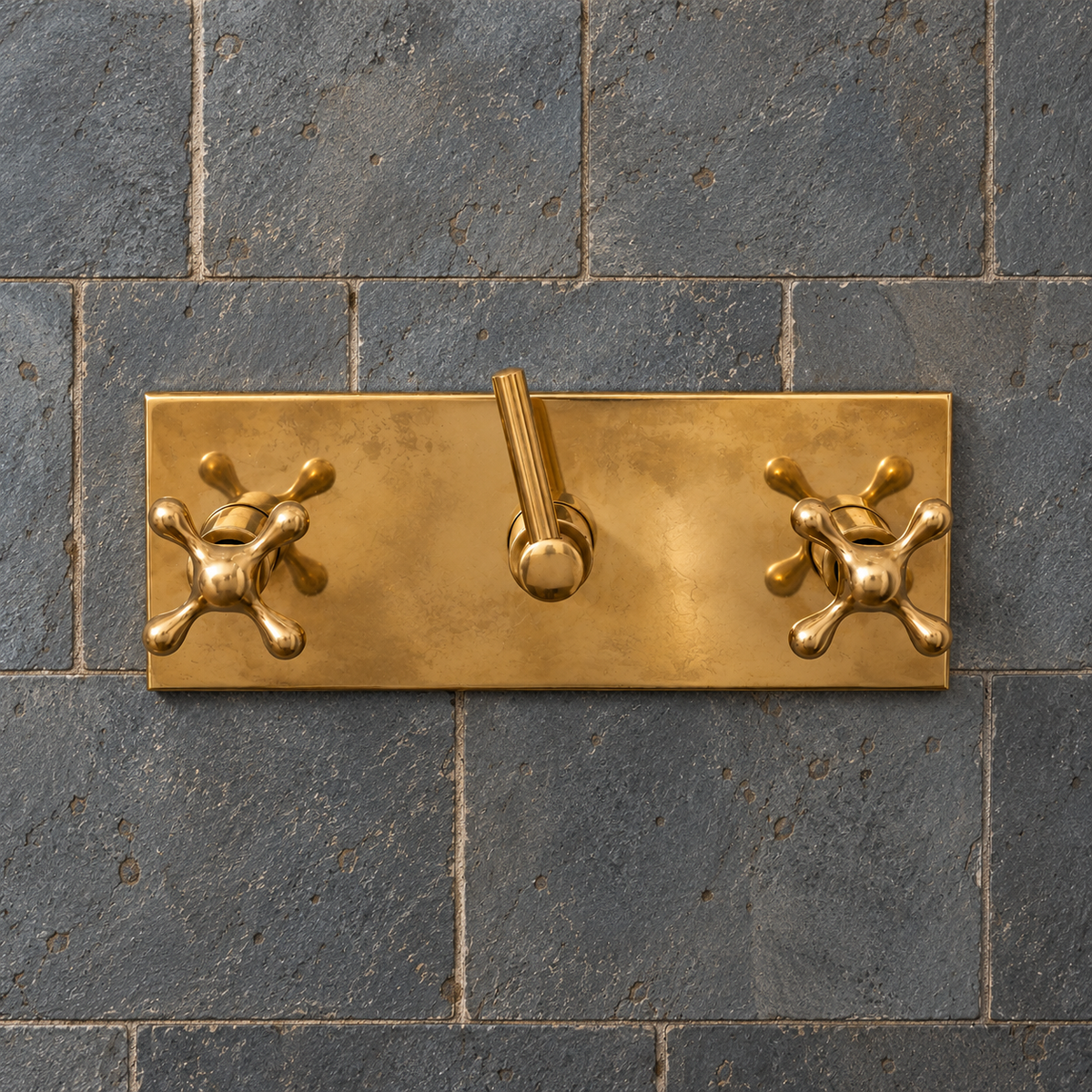Sheffield Brass System Shower - Unlacquered Brass