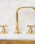 Brass Bathroom Faucets | Deck Mount Faucet | Brasslik