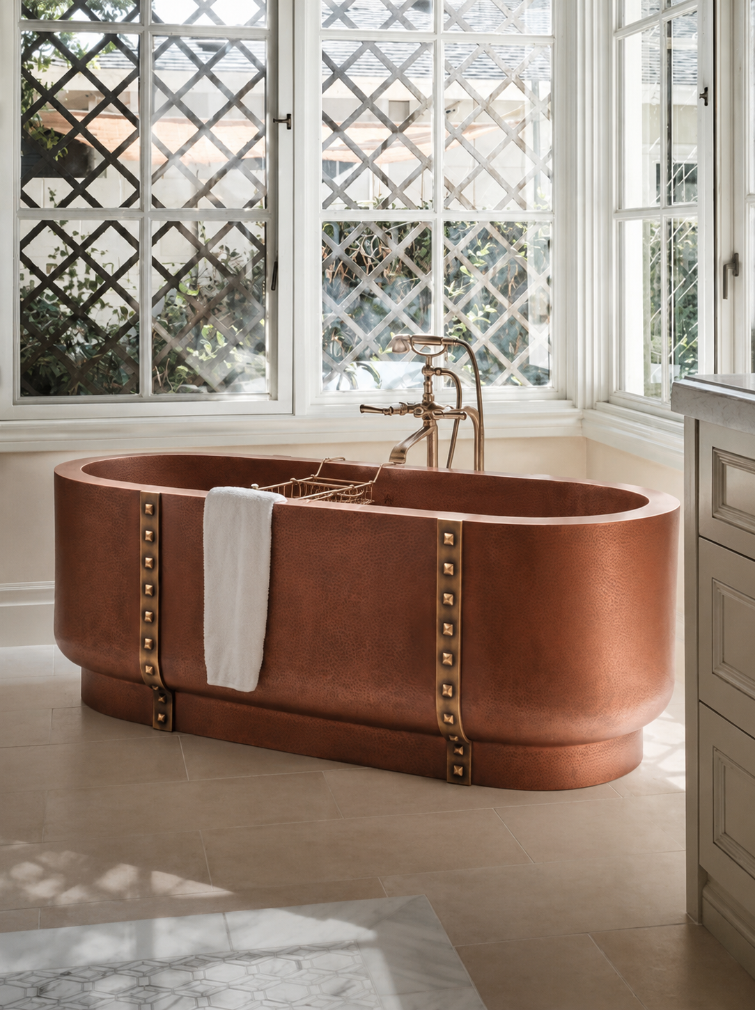 Wildrose Copper Bathtub
