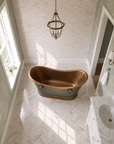 Imperial Verdigris Copper Freestanding Bathtub