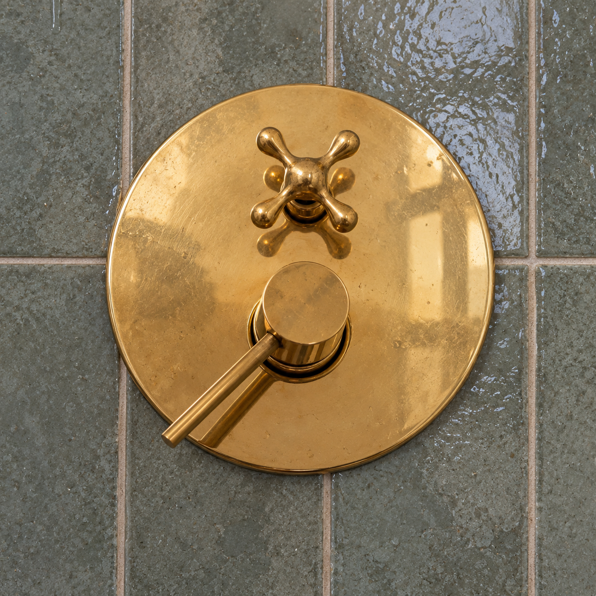 The Charleston Curved Shower
