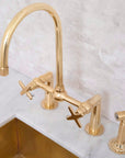 Kitchen Brass Faucet | Bridge Kitchen Faucet | Brasslik