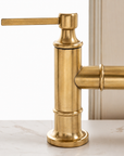 Masson Bridge Kitchen Faucet - Unlacquered Brass